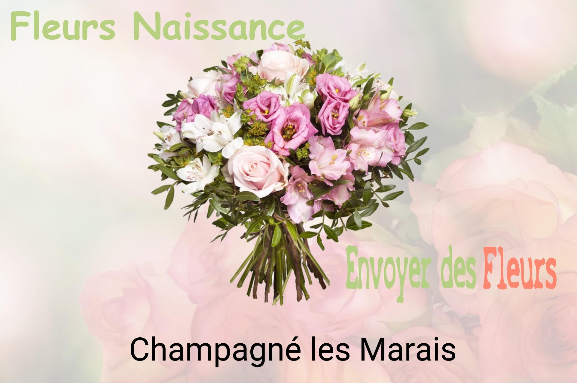 Bouquet de fleurs de naissance livré à Champagné-les-Marais