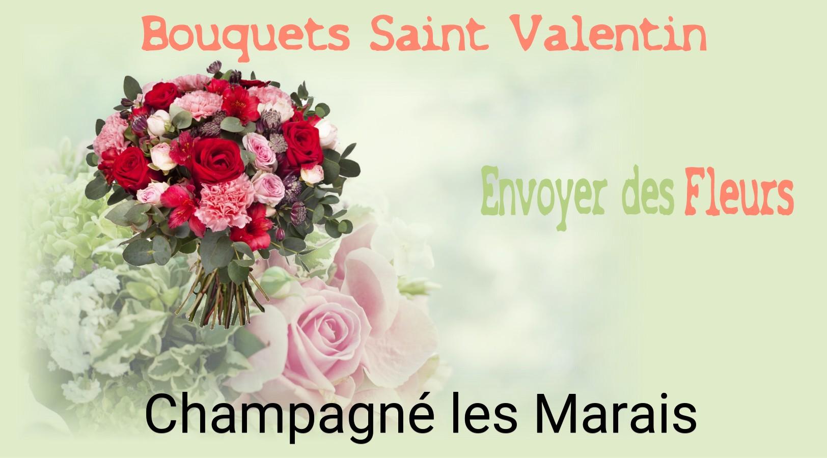 Roses de Saint-Valentin livrées à Champagné-les-Marais